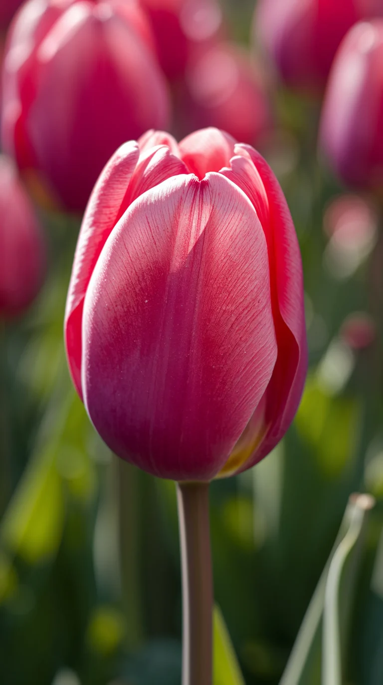 blooming tulip fields spring free seasonal wallpapers
