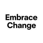 cover embrace change minimal black and white typography wallpapers