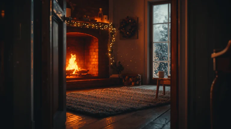 cozy winter aesthetic wallpapers for desktop fireplace interior