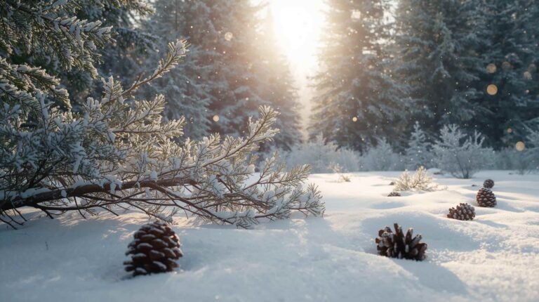 cozy winter aesthetic wallpapers for desktop forest