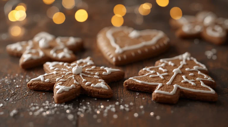 cozy winter aesthetic wallpapers for desktop gingerbread cookies