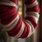 cozy winter aesthetic wallpapers for desktop scarf door wreath