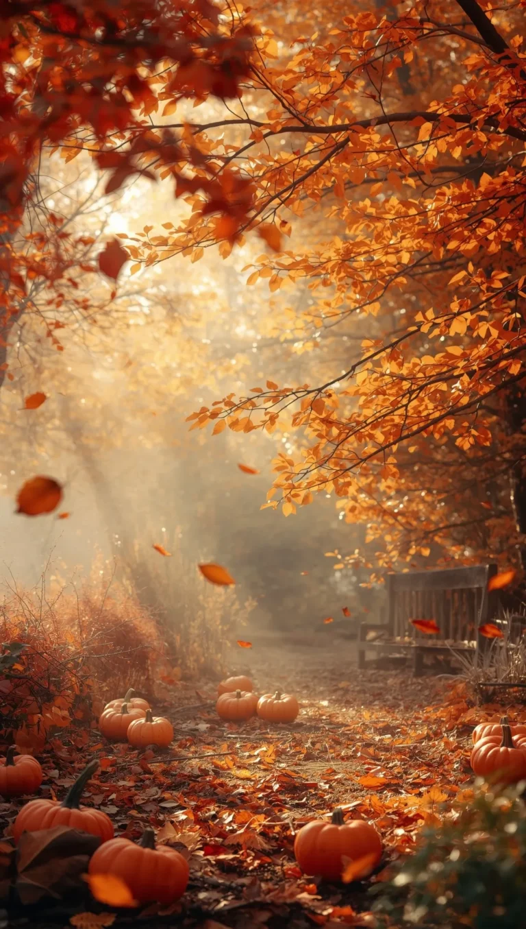 cute autumn wallpapers for iphone colorful leaves in forest
