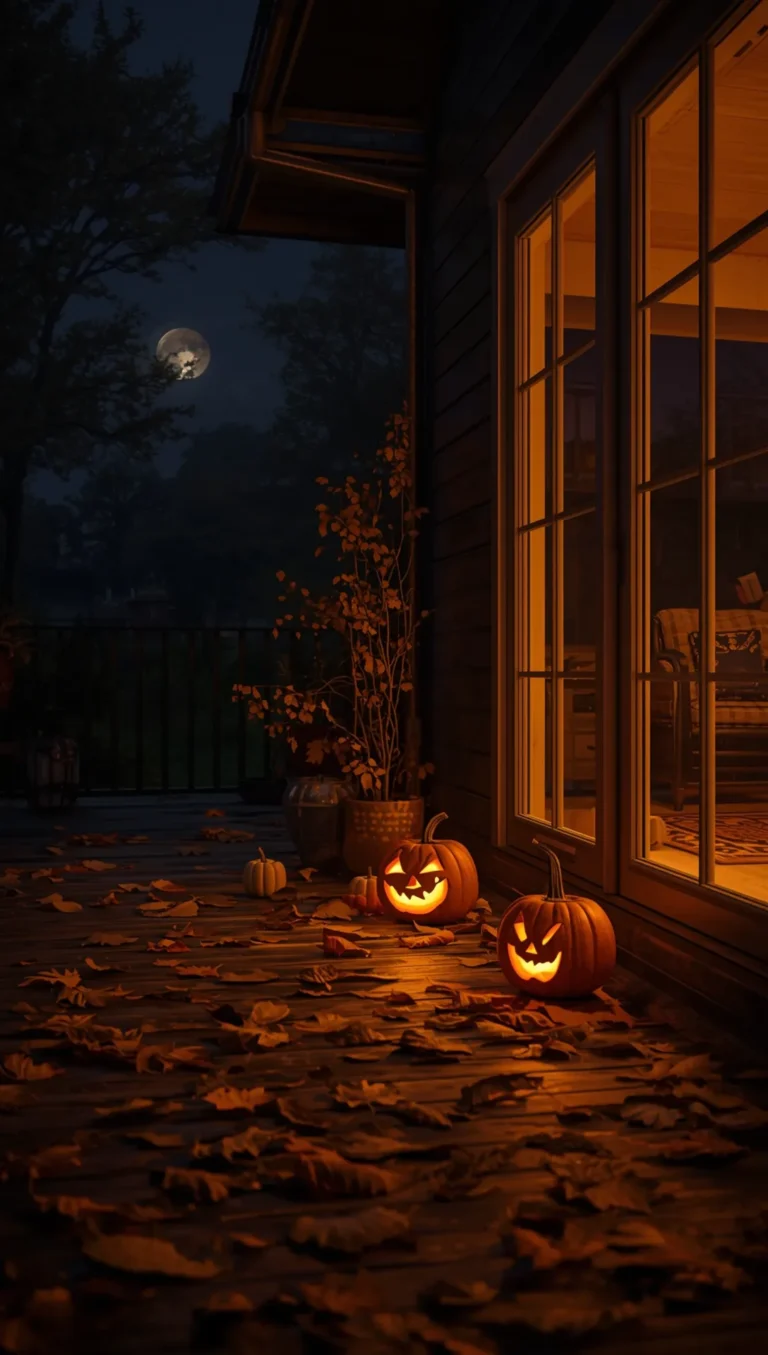 cute autumn wallpapers for iphone glowing jack o lanterns