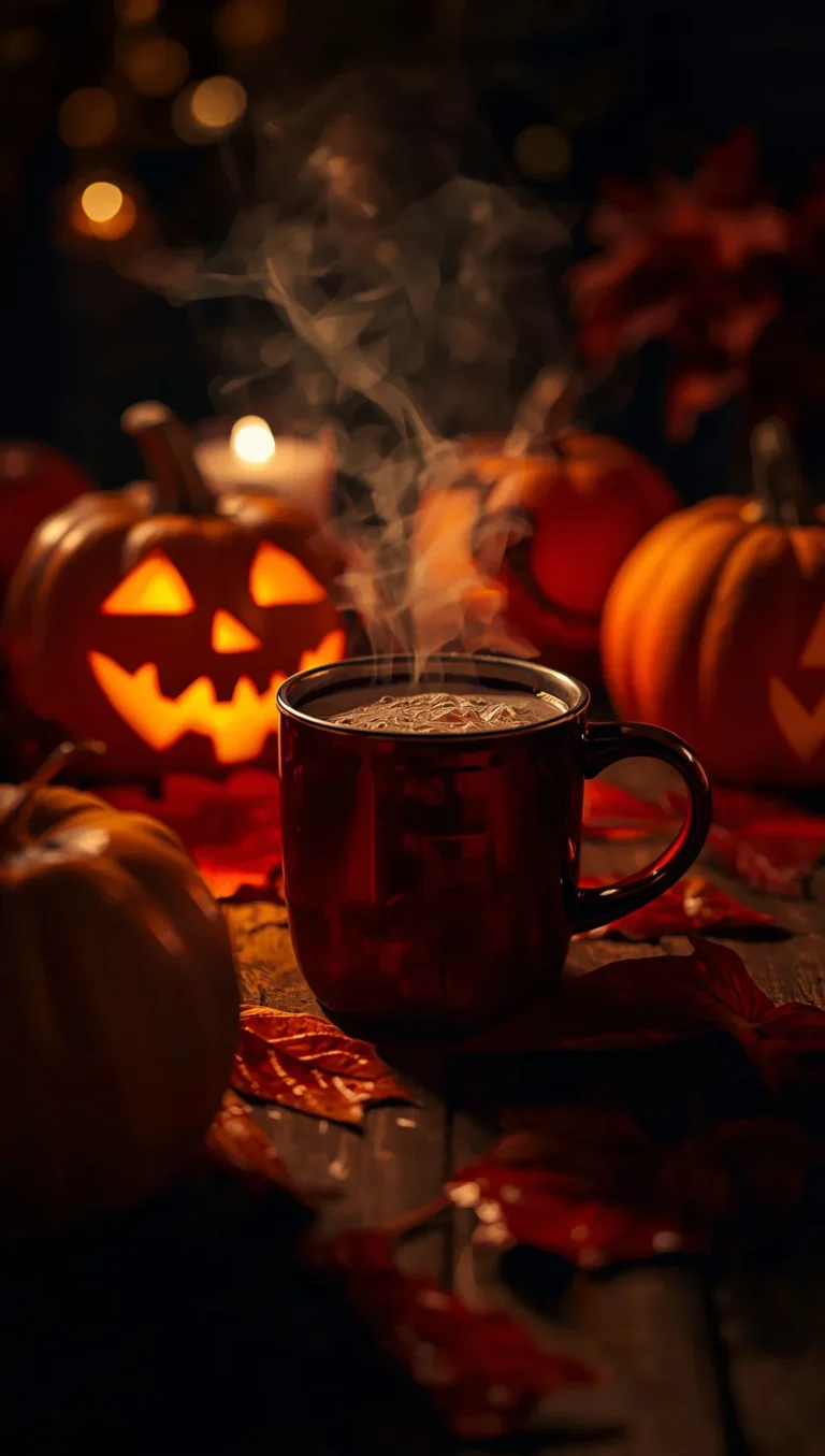 cute autumn wallpapers for iphone steaming hot chocolate