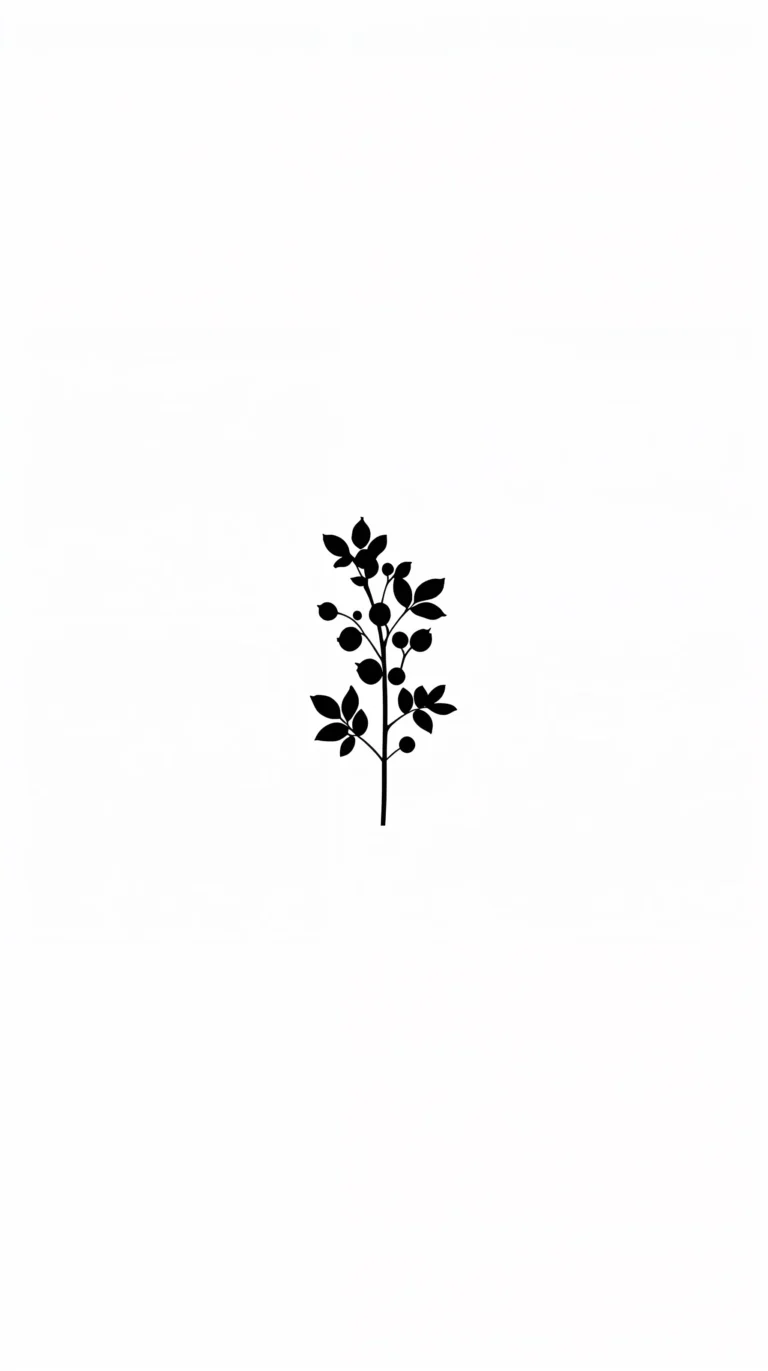 free minimalist wallpapers rosehip bush iphone