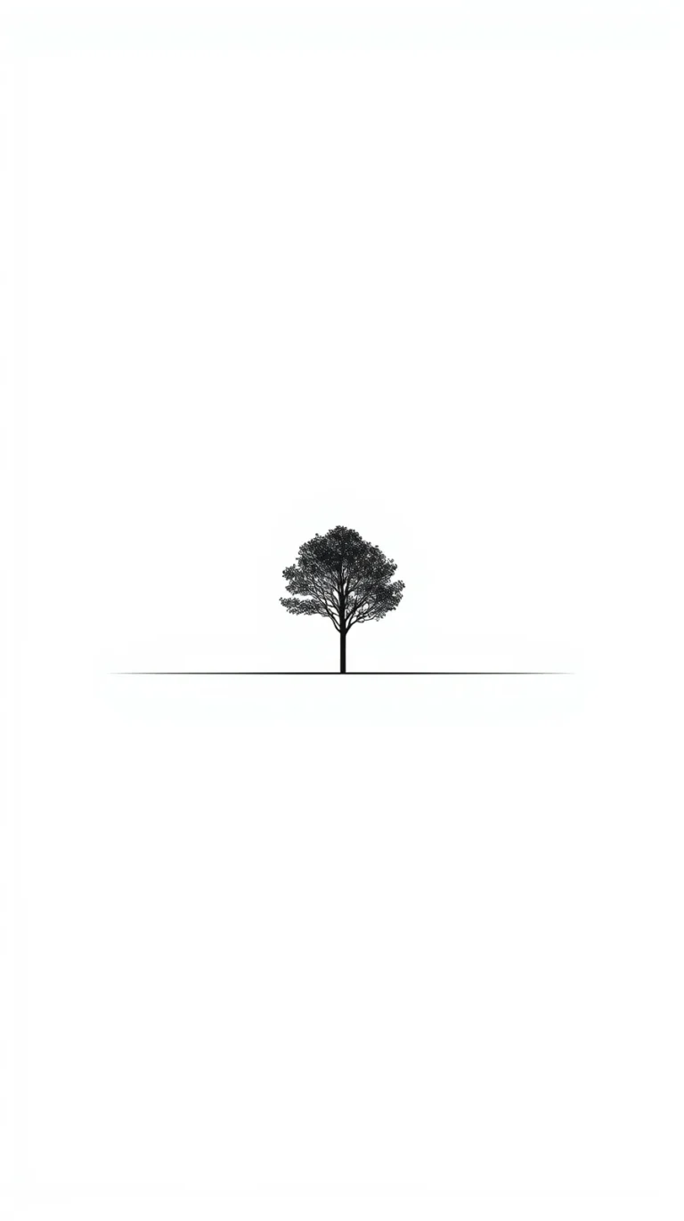 free minimalist wallpapers tree iphone
