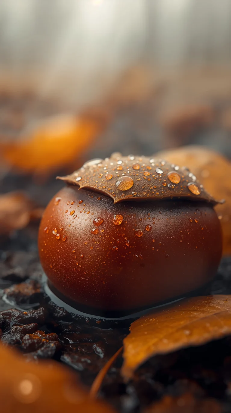 macro chestnut autumn leaves seasonal wallpapers