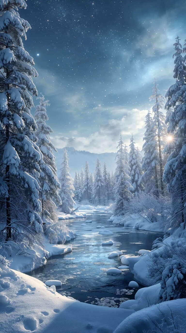 magical winter landscape free seasonal wallpapers