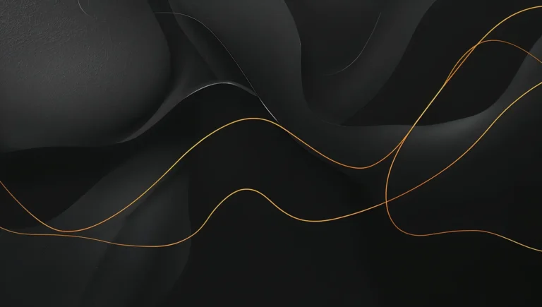 minimal abstract wallpapers for tablet screen lineart gold on black