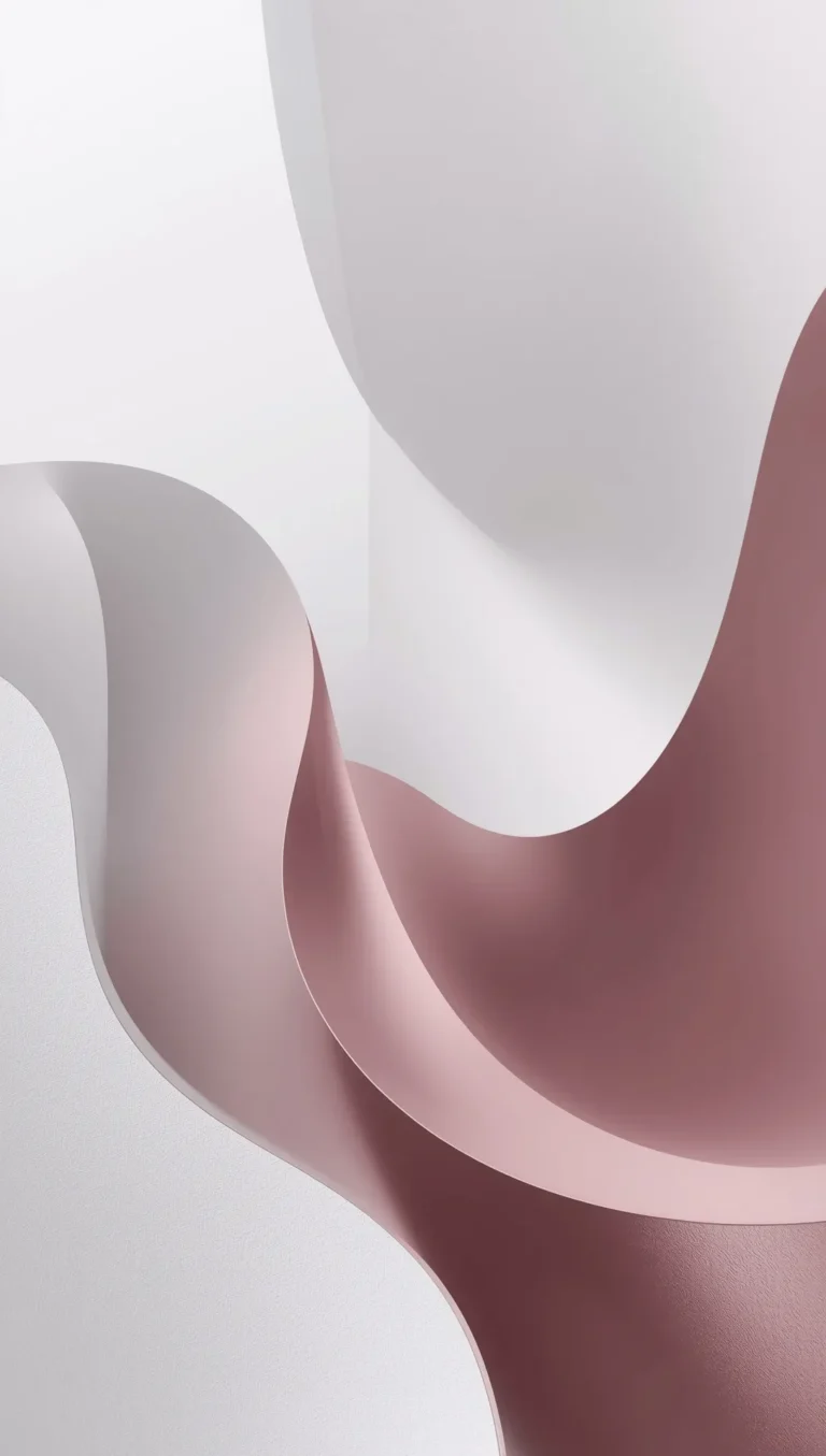 minimal white pink shapes minimalist aesthetic wallpapers for iPhone