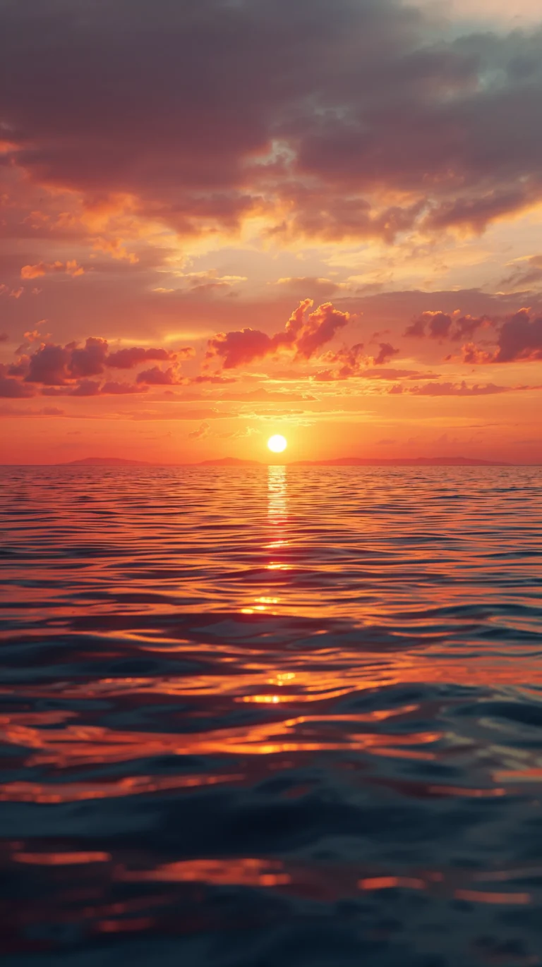 ocean sunset summer free seasonal wallpapers