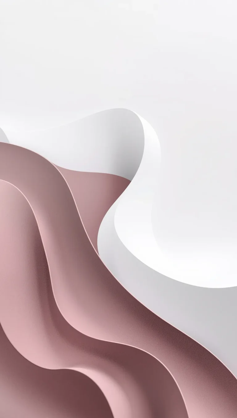 soft white and pink minimalist aesthetic wallpapers for iPhone