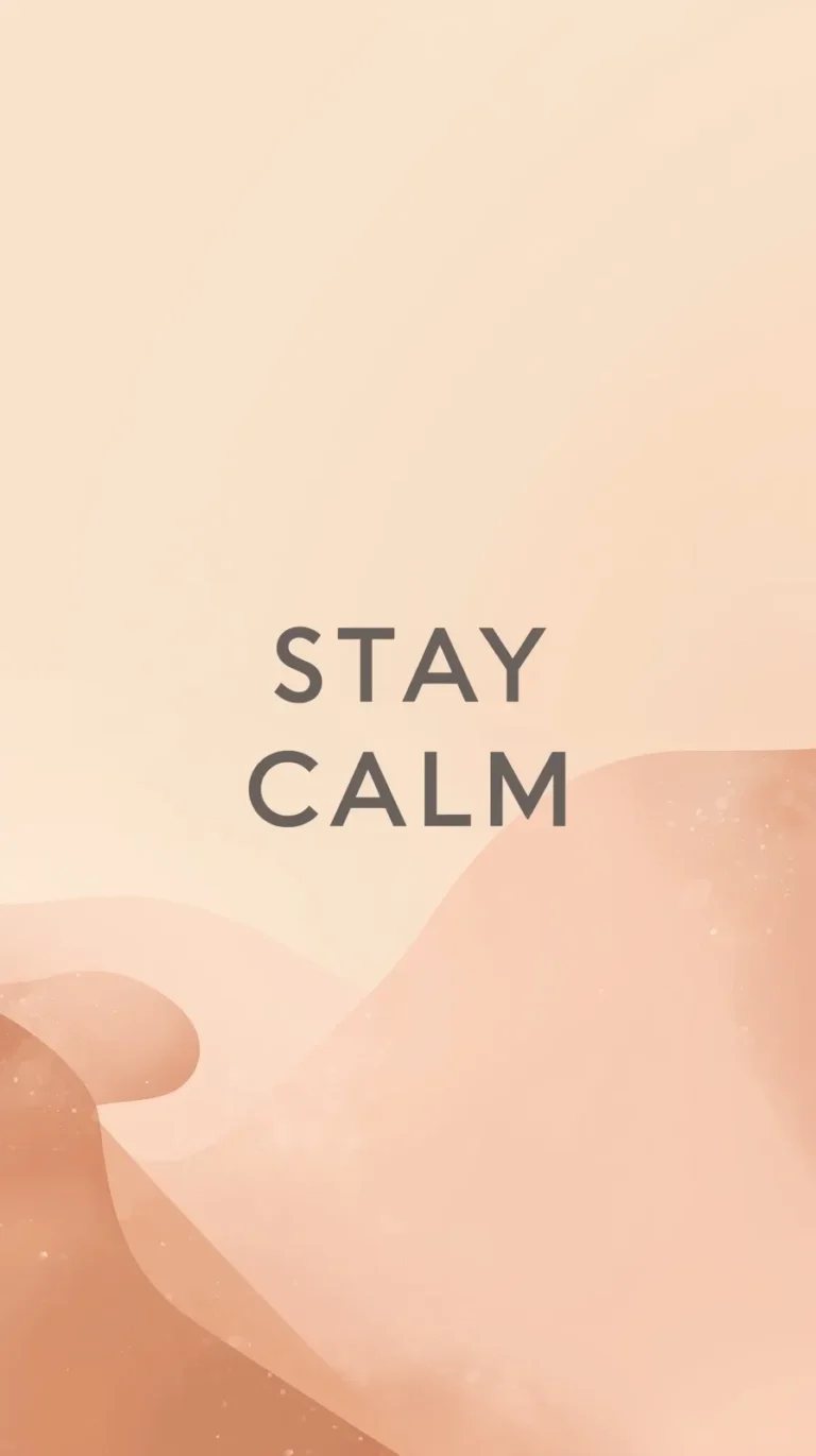 stay calm minimal black and white typography wallpapers