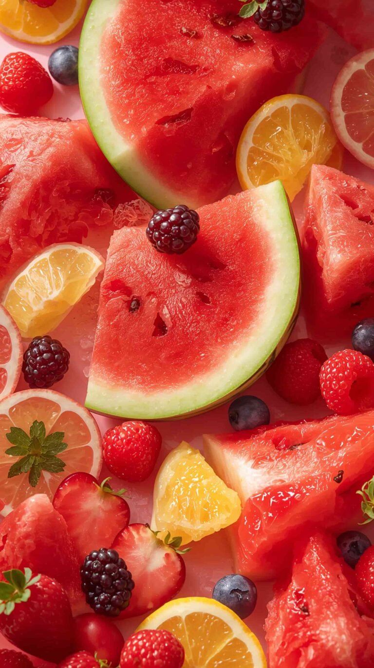summer fruits watermelon citrus free seasonal wallpapers