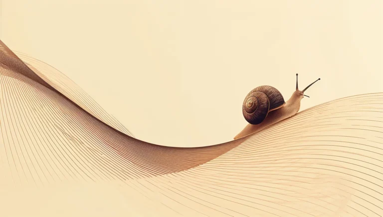 Minimal-line-art-wallpapers-snail-art-ipad