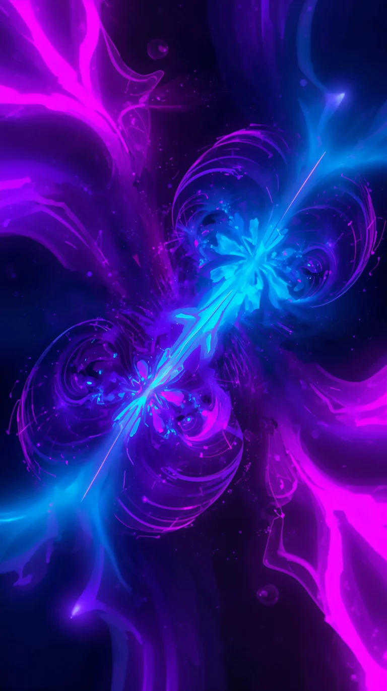 black-abstract-wallpapers-neon-fractal-energy-blue-pink-ultra-hd-phone
