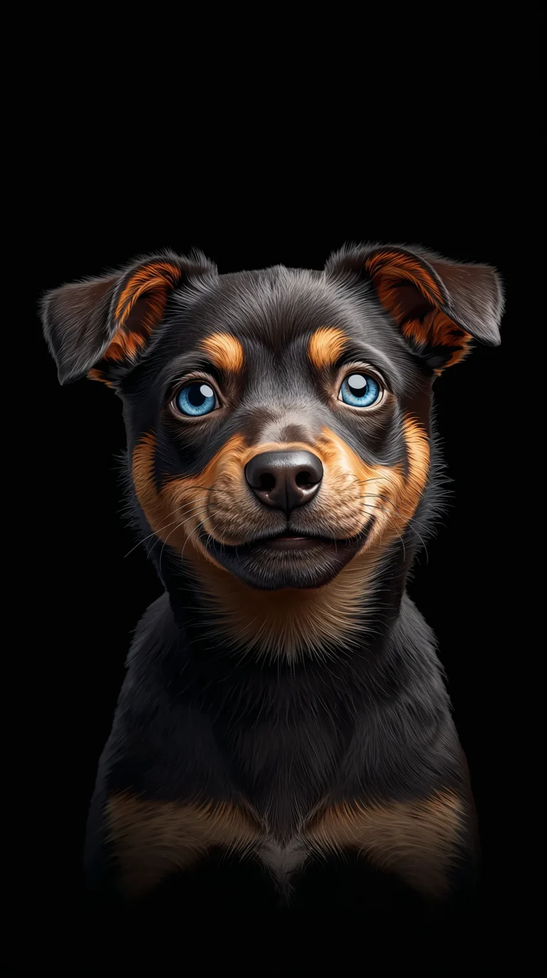 blue eyes dog cute black wallpapers iphone