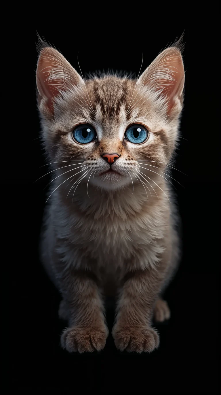 brown cat cute black wallpapers iphone