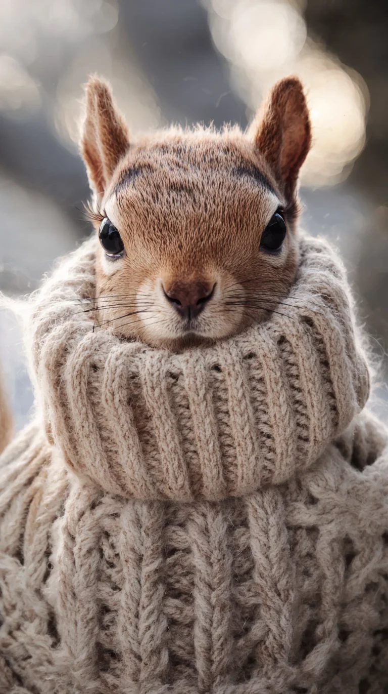 cozy-winter-wallpapers-squirrel-in-sweater-beige