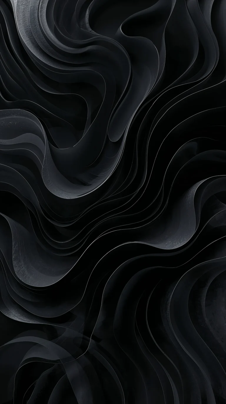 curved wave patterns black wallpapers iphone