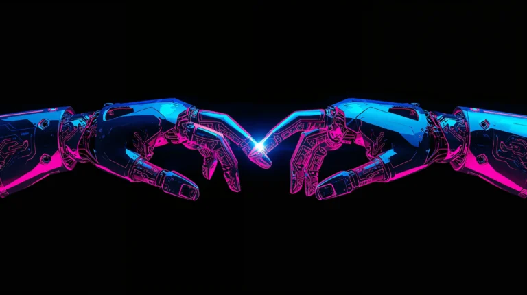 futuristic black tech wallpapers for laptop digital hologram hands