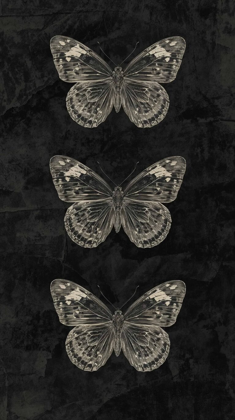 vintage-black-wallpapers-butterfly-illustration-retro-aesthetic.phone