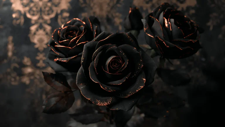 vintage-black-wallpapers-rose-gold-floral-dark-aesthetic-ipad