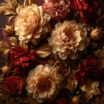 vintage floral wallpapers for phone baroque flower design cover