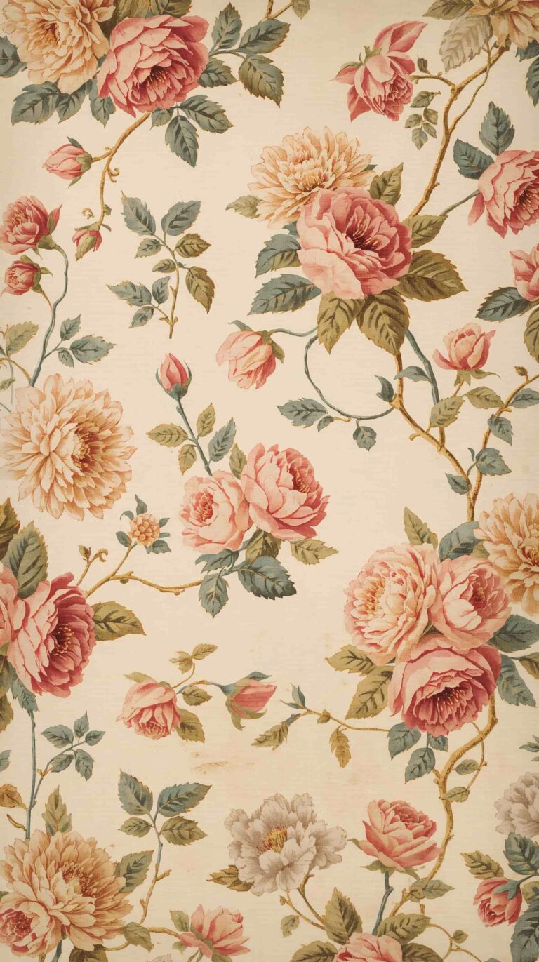 vintage floral wallpapers for phone tapestry floral pattern