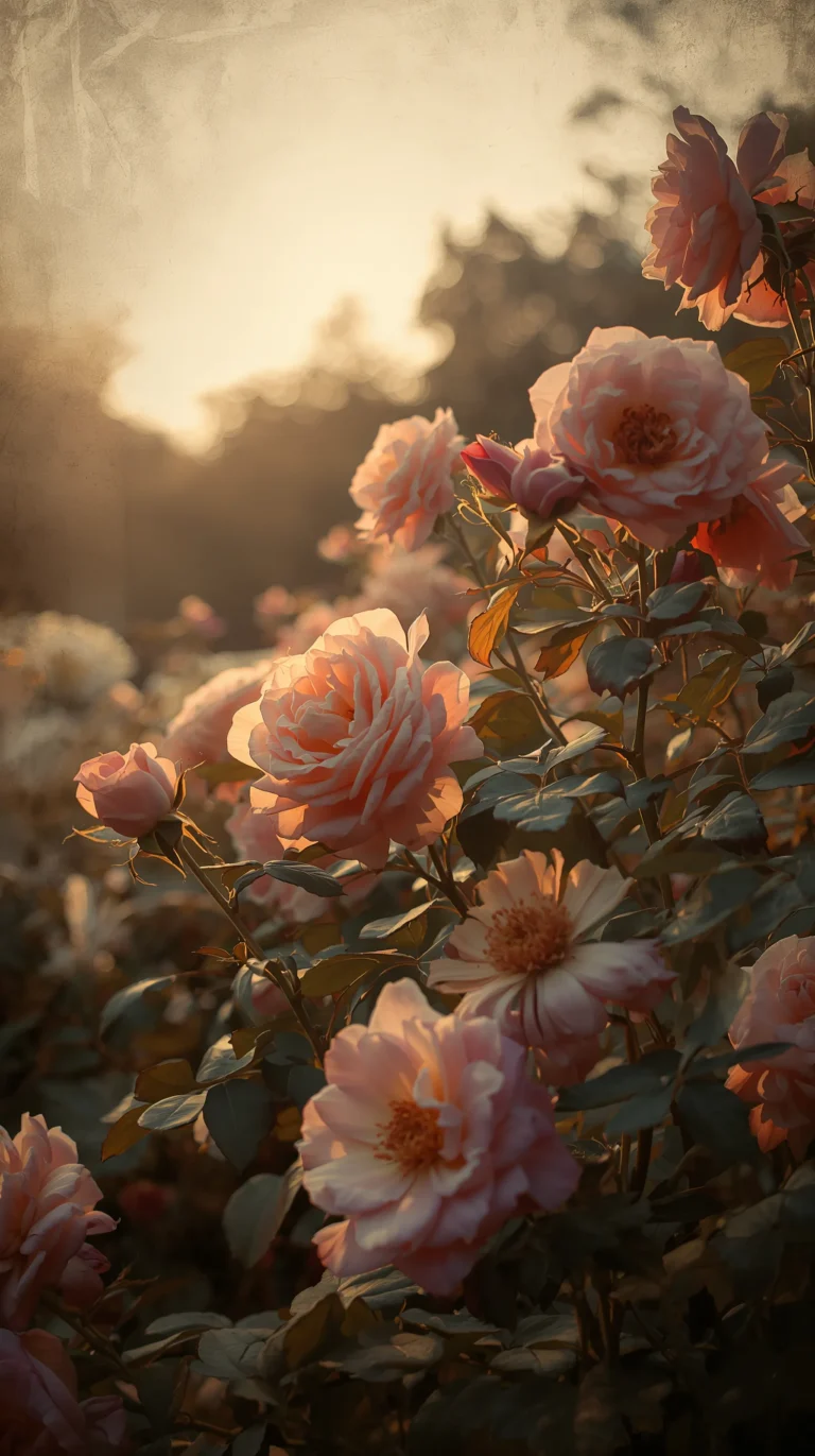 vintage floral wallpapers for phone victorian rose garden