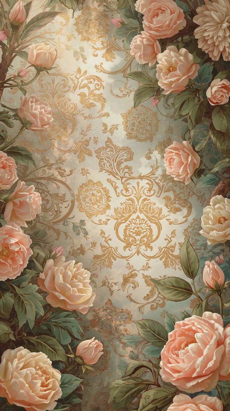 vintage-wallpapers-baroque-floral-garden-fusion-phone