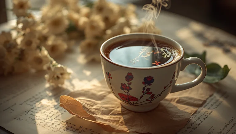 vintage-wallpapers-botanical-coffee-foam-art-brown-ipad