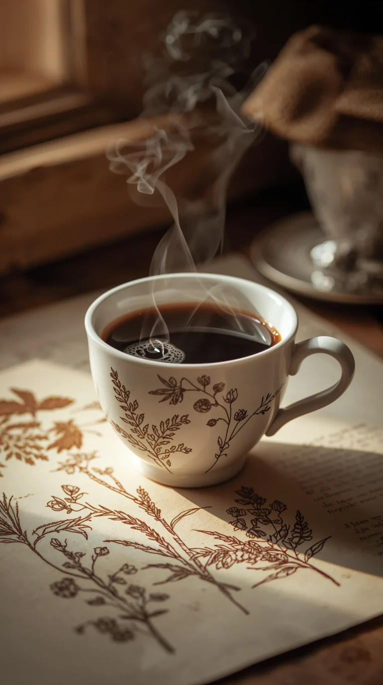 vintage-wallpapers-botanical-coffee-foam-art-brown-phone