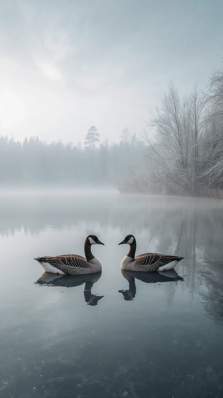 bird-migration-wallpapers-goose-pair-resting-phone
