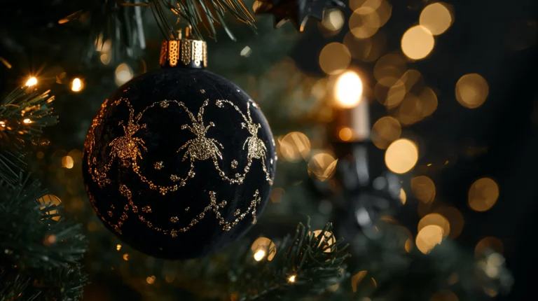 black-christmas-wallpapers-golden-lights-tree-laptop