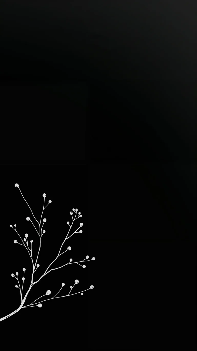black-minimal-wallpapers-minimal-leafy-branch-phone