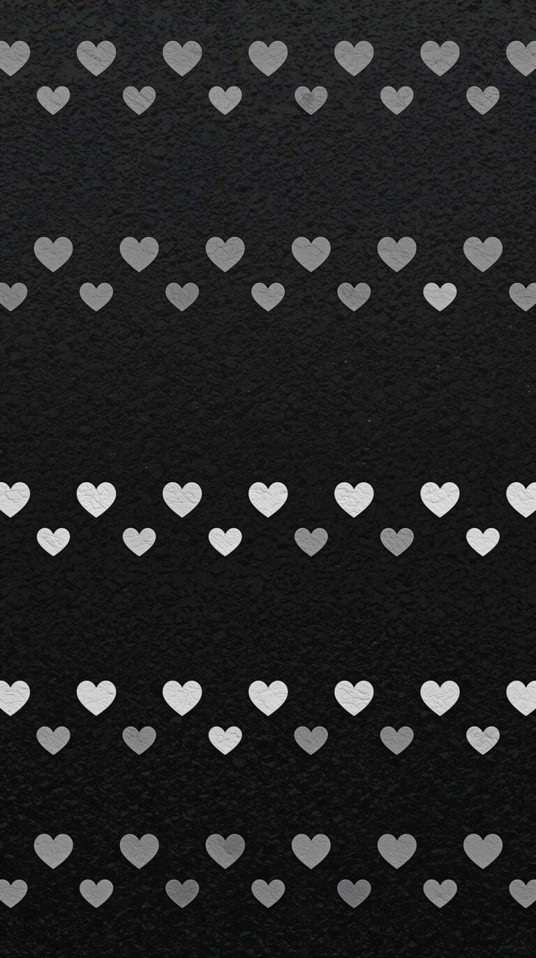 black-pattern-wallpapers-small-hearts-elegant-style-phone