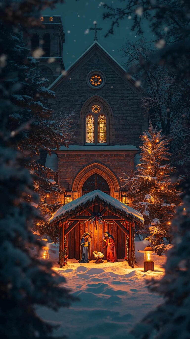 christmas-aesthetic-wallpapers-nativity-scene-church-phone