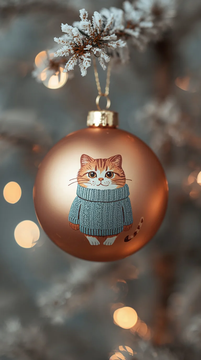 christmas-ornament-wallpapers-painted-cat-with-pulo-cozy-bauble