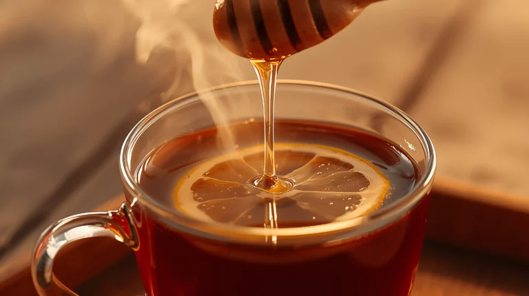 cozy–winter–drinks–black–tea–lemon–macro–laptop