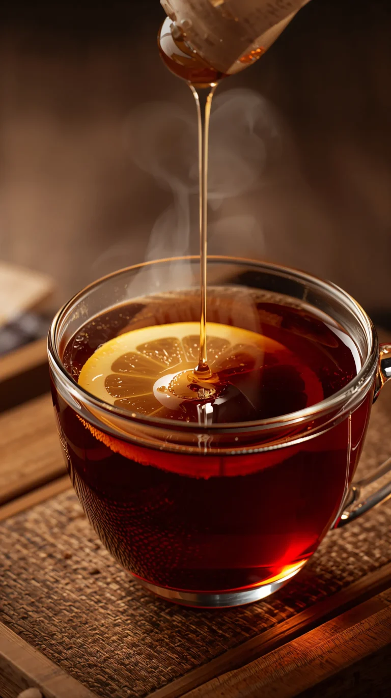 cozy–winter–drinks–black–tea–lemon–macro–phone