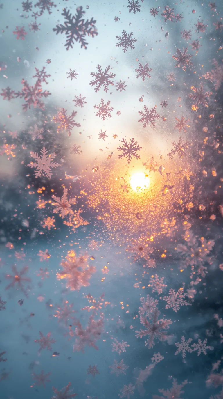 cute-aesthetic-wallpapers-for-iPhone_snowflake-window-glow
