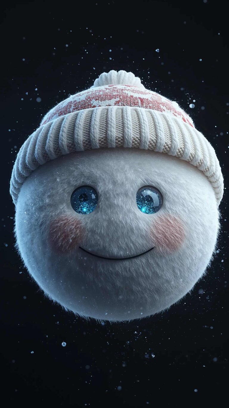 cute-emoji-winter-wallpaper-blue-eyes-reindeer-cap-phone