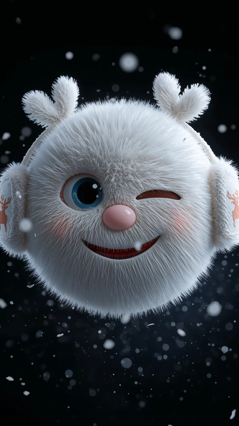 cute-emoji-winter-wallpaper-reindeer-antlers-white-phone