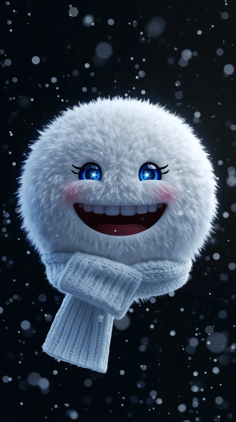cute-emoji-winter-wallpaper-white-fur-closeup-scraf-phone