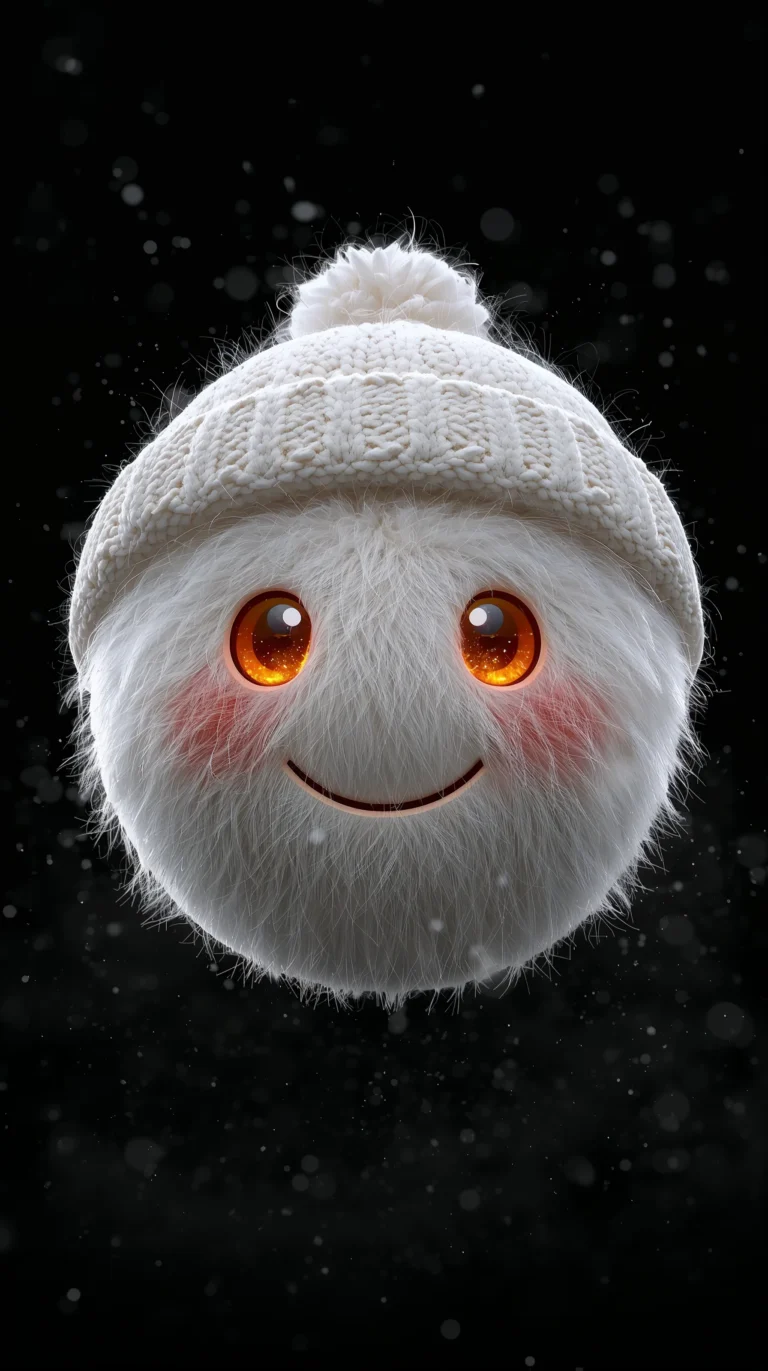 cute-emoji-winter-wallpaper-white-plush-smiling-phone