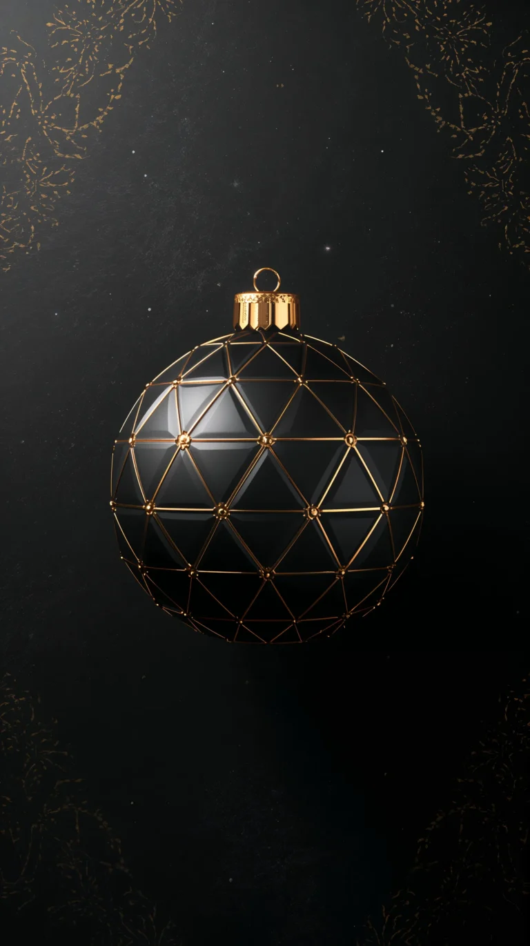 dark-luxury-wallpapers-for-phone-gold-ornament-sphere-one-phone
