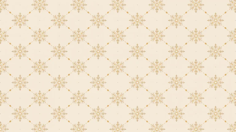 minimal-christmas-pattern-wallpapers-beige-gold-snowflakes-laptop