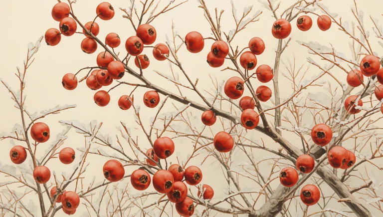 vintage-botanical-winter-wallpapers-snowy-berries-ipad
